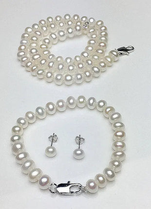 Pearl Necklace Set Gift Collection