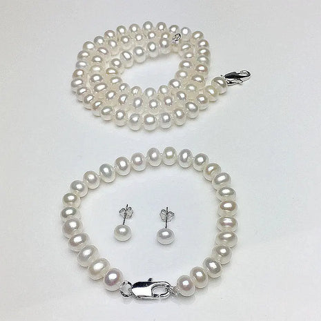 Pearl Necklace Set Gift Collection