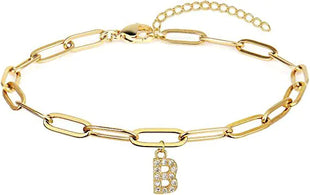 New Women's Fashion Initial Letter Bracelet