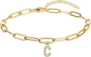 New Women's Fashion Initial Letter Bracelet