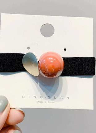 Korean Style Hair Ties - Cute Geometric Hair Accessories