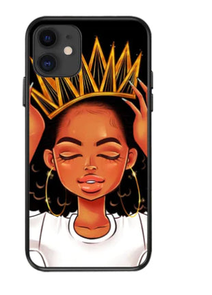 Fashion Afro Girls Melanin Queen Phone Cases