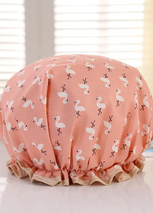 Disposable Double-layer Waterproof Shower Cap for Hair