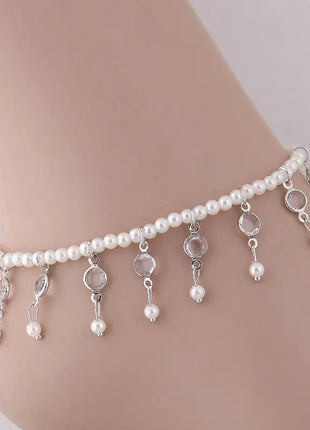 Pearl Tassel Anklet and Pearl Anklet Collection