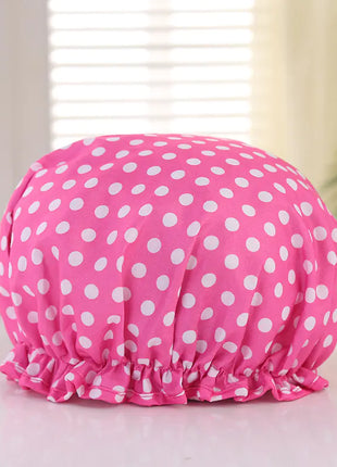 Disposable Double-layer Waterproof Shower Cap for Hair