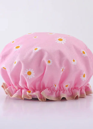 Disposable Double-layer Waterproof Shower Cap for Hair